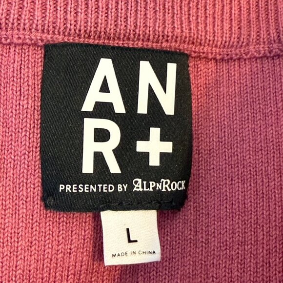 Alp-n-Rock Ida Midi Skirt Pink Slit Pull On Knit Luxury Designer Large - Picture 7 of 12